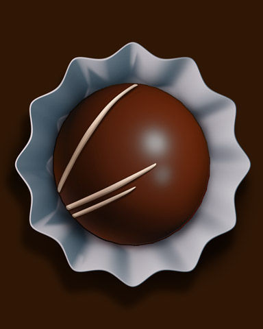 Almond Truffle Badge - Jigsaw Treasure Hunter HD Almond Truffle Badge - Jigsaw Treasure Hunter HD