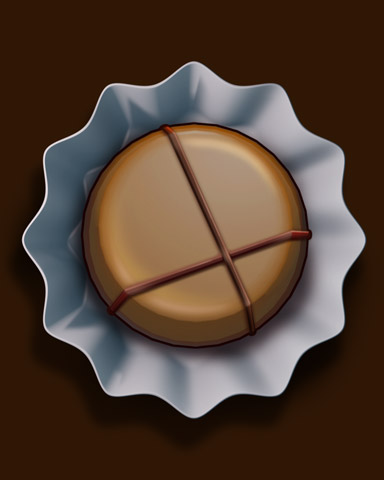 Peanut Truffle Badge - Trizzle Peanut Truffle Badge - Trizzle