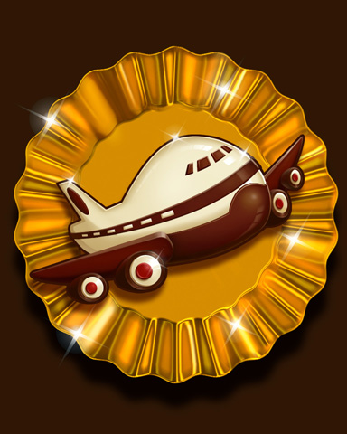 Captain's Cashew Badge - Jet Set Solitaire Captain's Cashew Badge - Jet Set Solitaire