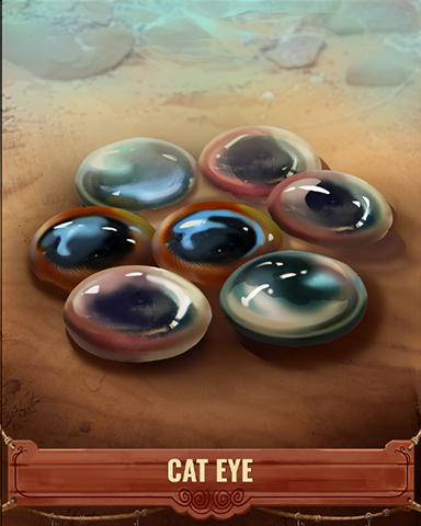 Cat Eye Shell Badge - First Class Solitaire HD Cat Eye Shell Badge - First Class Solitaire HD