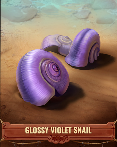 Glossy Violet Snail Shell Badge - Crossword Cove HD Glossy Violet Snail Shell Badge - Crossword Cove HD