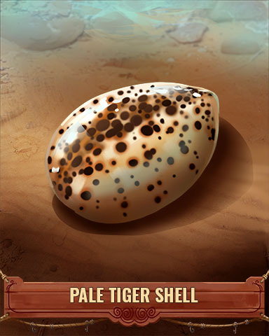 Pale Tiger Shell Badge - Mahjong Safari HD Pale Tiger Shell Badge - Mahjong Safari HD