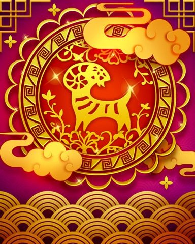 The Goat Zodiac Badge - Canasta HD The Goat Zodiac Badge - Canasta HD