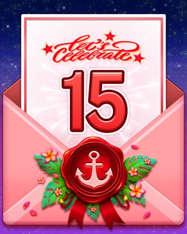 Birthday Cruise 15 Badge - First Class Solitaire HD Birthday Cruise 15 Badge - First Class Solitaire HD