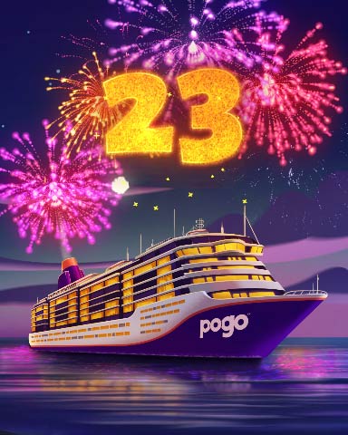 Pogo 23rd Birthday Reward Badge Pogo 23rd Birthday Reward Badge