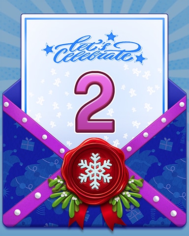 New Year Celebration 2 Badge - Tri-Peaks Solitaire HD New Year Celebration 2 Badge - Tri-Peaks Solitaire HD