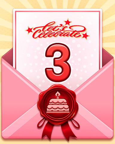 22nd Anniversary 3 Badge - Spades HD 22nd Anniversary 3 Badge - Spades HD