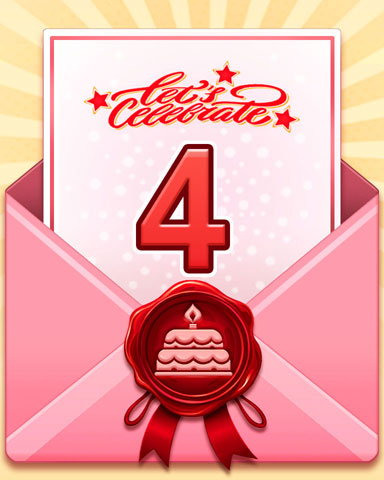 22nd Anniversary 4 Badge - Snowbird Solitaire 22nd Anniversary 4 Badge - Snowbird Solitaire