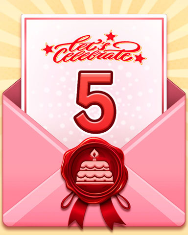 22nd Anniversary 5 Badge - Mahjong Garden HD 22nd Anniversary 5 Badge - Mahjong Garden HD