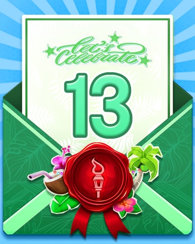 Pogo 27th Birthday Badge 13 - Bookworm HD Pogo 27th Birthday Badge 13 - Bookworm HD