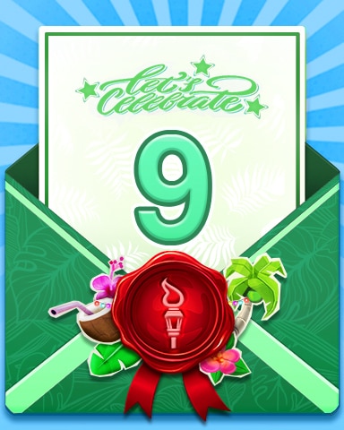 Pogo 27th Birthday Badge 9 - Garden Blast Pogo 27th Birthday Badge 9 - Garden Blast