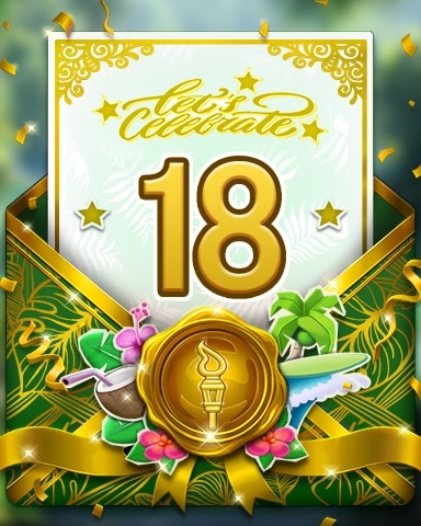 Pogo 27th Birthday Badge 18 - Aces Up! HD Pogo 27th Birthday Badge 18 - Aces Up! HD