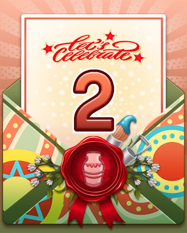 Pottery Painting Party 2 Badge - Pogo™ Slots Pottery Painting Party 2 Badge - Pogo™ Slots