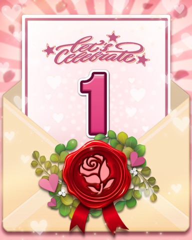 Venice Valentine 1 Badge - Word Whomp HD