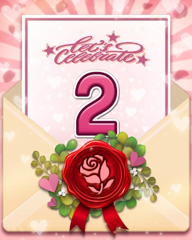 Venice Valentine 2 Badge - Pogo&trade; Slots