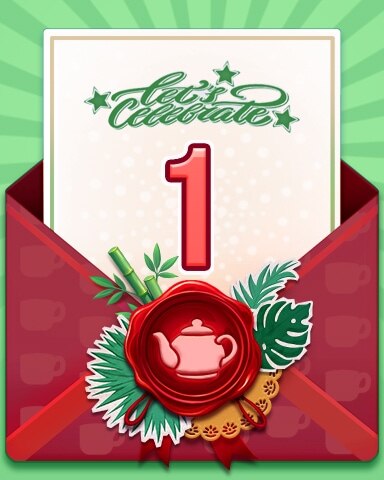 Mother's Day Celebration 1 Badge - Tri-Peaks Solitaire HD