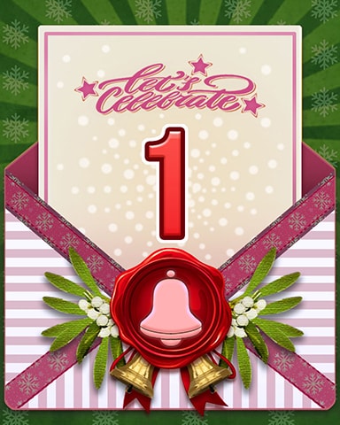 Holiday Ball 1 Badge - Poppit! Bingo