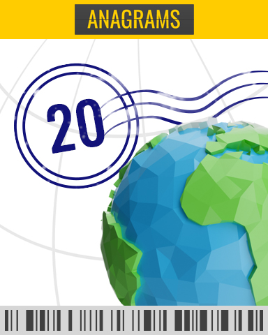 Check-In Challenge 11 - 20 Badge - Anagrams Check-In Challenge 11 - 20 Badge - Anagrams
