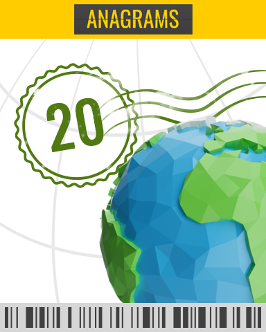 Check-In Timed Challenge 11 - 20 Badge - Anagrams Check-In Timed Challenge 11 - 20 Badge - Anagrams