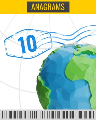 Takeoff Challenge 1 - 10 Badge - Anagrams Takeoff Challenge 1 - 10 Badge - Anagrams