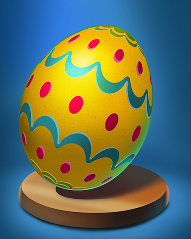 Ribbons And Dots Egg Badge - Vaults Of Atlantis Slots Ribbons And Dots Egg Badge - Vaults Of Atlantis Slots