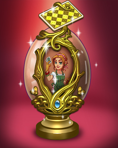 Golden Garden Egg Badge - Solitaire Gardens Golden Garden Egg Badge - Solitaire Gardens