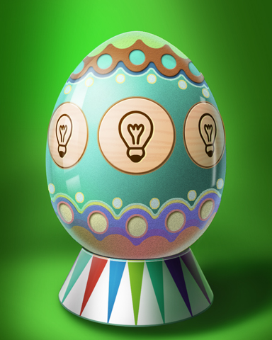 Wordy Egg Badge - A Way With Words Wordy Egg Badge - A Way With Words