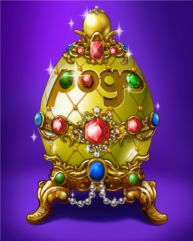 Pogo Golden Egg Badge - Jet Set Solitaire Pogo Golden Egg Badge - Jet Set Solitaire