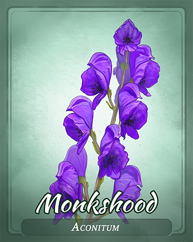 Monkshood Badge - Vanishing Trail Monkshood Badge - Vanishing Trail