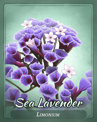 Sea Lavender Badge - Jet Set Solitaire Sea Lavender Badge - Jet Set Solitaire