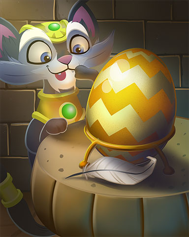 Pogo Niles Egg Badge Pogo Niles Egg Badge