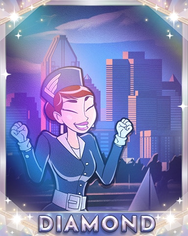 Montreal Coach Diamond Badge - Jet Set Solitaire