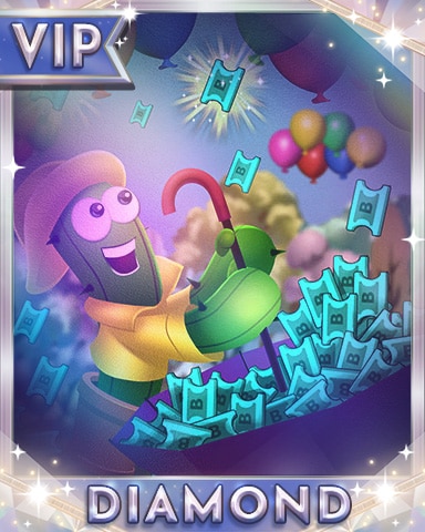 Ticket Bonanza Diamond Badge - Poppit! Bingo
