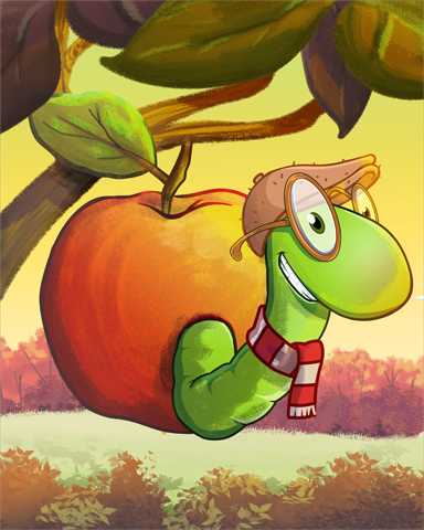 Lex's Fall Cottage Badge - Bookworm HD Lex's Fall Cottage Badge - Bookworm HD