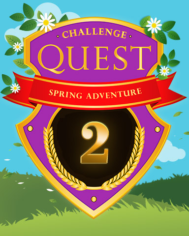 Spring Adventure Week 2 Badge - Slingo Blast Spring Adventure Week 2 Badge - Slingo Blast
