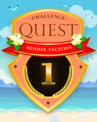 Summer Vacation Week 1 Badge - Jet Set Solitaire Summer Vacation Week 1 Badge - Jet Set Solitaire