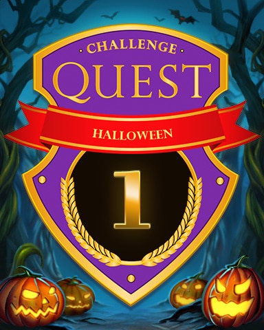 Fall Fright Week 1 Badge - Mahjong Sanctuary Fall Fright Week 1 Badge - Mahjong Sanctuary