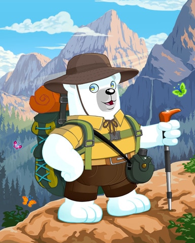 Outdoor Adventure Mountain Hike Badge - Snowbird Solitaire Outdoor Adventure Mountain Hike Badge - Snowbird Solitaire