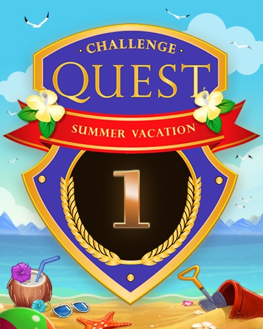 2020 Summer Vacation Week 1 Badge - Peggle Blast HD 2020 Summer Vacation Week 1 Badge - Peggle Blast HD