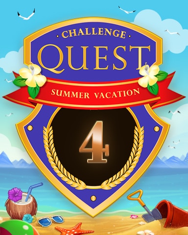 2020 Summer Vacation Week 4 Badge - Mahjong Sanctuary 2020 Summer Vacation Week 4 Badge - Mahjong Sanctuary