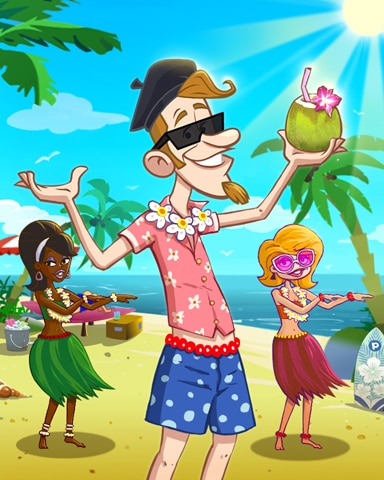 Beatnik Beach Bum Badge - Canasta HD Beatnik Beach Bum Badge - Canasta HD
