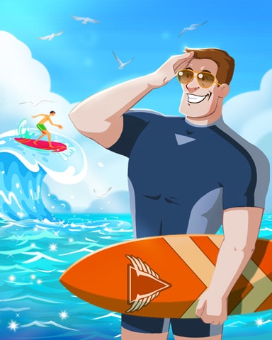 Captain Of The Waves Badge - First Class Solitaire HD Captain Of The Waves Badge - First Class Solitaire HD