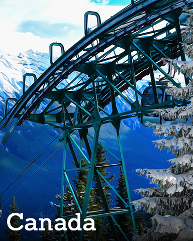 Canada Badge - Winter Wonderland Canada Badge - Winter Wonderland