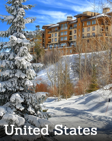 United States Badge - Winter Wonderland United States Badge - Winter Wonderland