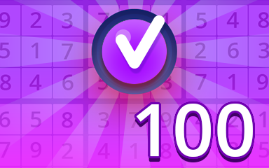 Expert 100 Badge - Pogo Daily Sudoku Expert 100 Badge - Pogo Daily Sudoku