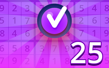Expert 25 Badge - Pogo Daily Sudoku Expert 25 Badge - Pogo Daily Sudoku
