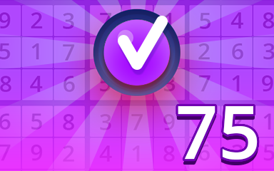 Expert 75 Badge - Pogo Daily Sudoku Expert 75 Badge - Pogo Daily Sudoku