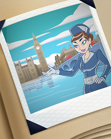 The River Thames Badge - Jet Set Solitaire The River Thames Badge - Jet Set Solitaire