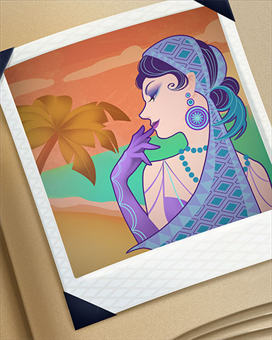 Queen Of The Beach Badge - World Class Solitaire HD Queen Of The Beach Badge - World Class Solitaire HD
