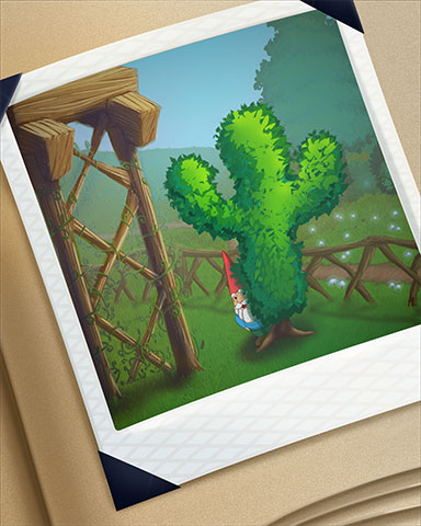 Garden Escape Cactus Badge - Solitaire Gardens Garden Escape Cactus Badge - Solitaire Gardens